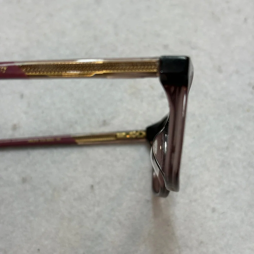 Mulberry VML218 Eyeglasses Womens Burgundy  Bio-Acetate 52-16-140
